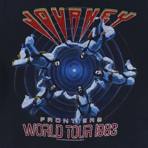 1983 Journey Frontiers World Tour Shirt – WyCo Vintage