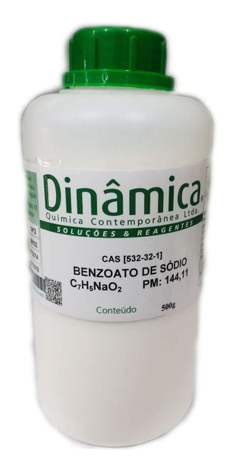 Benzoato Sodio Pa 500g Dinamica Mercado Livre