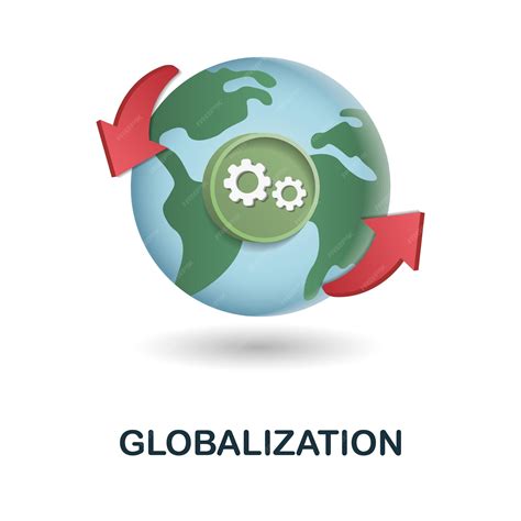 Premium Vector Globalization Icon 3d Illustration From Digitalization