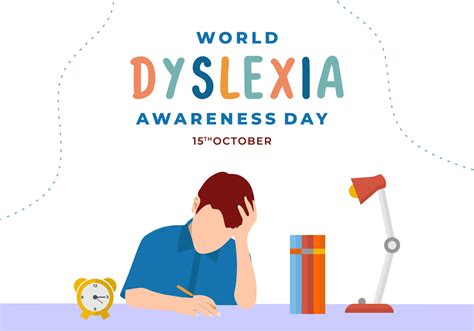 World Dyslexia Awareness Day Background Celebrated On October 15