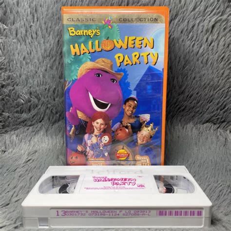 Barney Vhs Barneys Halloween Party Vhs Purple Clamshell The Best Porn