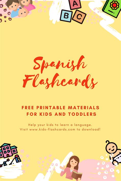 1000+ Flashcards for learning Spanish (printable PDF files)