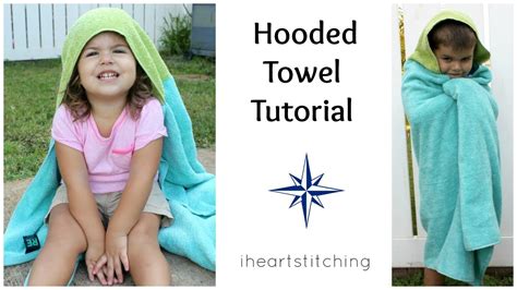 How To Make A Hooded Towel Youtube