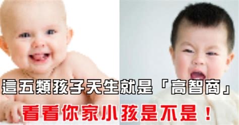 這五類孩子，天生就是「高智商」！看看你家小孩是不是！