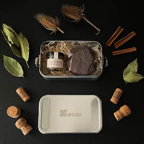 Werbe Lunchbox Als Weihnachtsgeschenk F R Firmen Mit Elisen Lebkuchen