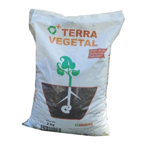 Terra Vegetal Biomix Kg Substrato Para Plantas Magazine Luiza