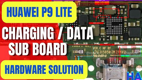 Huawei P Lite Charging Data Sub Board Diode Mode Hardware