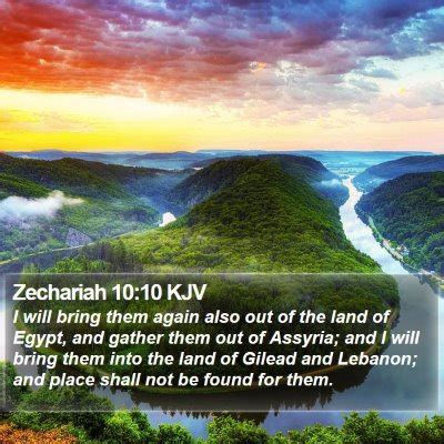 Zechariah 10 Scripture Images - Zechariah Chapter 10 KJV Bible Verse Pictures