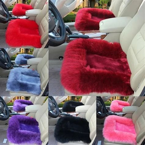 Hot Pink Fuzzy Car Seat Covers Velcromag