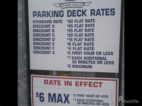 Ford Field Parking Deck - Parking in Detroit | ParkMe