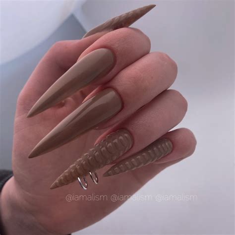 Iamalism Nude Nails Nail Idea Ideias Para Unhas