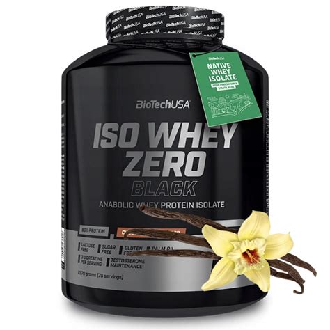 BIOTECH ISO WHEY ZERO BLACK 2270G IZOLAT WPI BIAŁKO PROTEIN ISOLATE