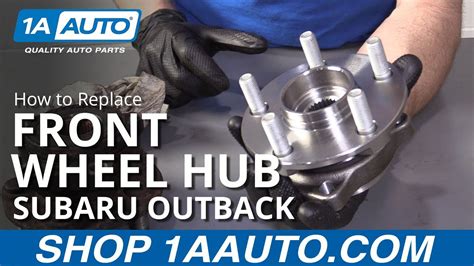 How To Replace Front Wheel Hub 05 14 Subaru Outback YouTube