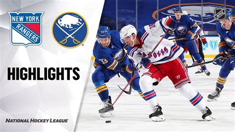 Rangers Sabres 4 1 21 NHL Highlights YouTube