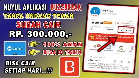 Cara Cepat Nuyul Buzzbreak Terbaru Tanpa Undang Teman Aplikasi