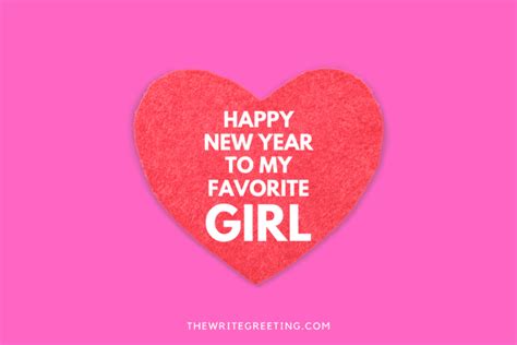 Happy New Year Wishes Messages for Girlfriend - The Write Greeting