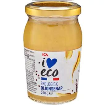 Ica I Love Eco Dijonsenap Ekologisk G Onfos Original Swedish Food