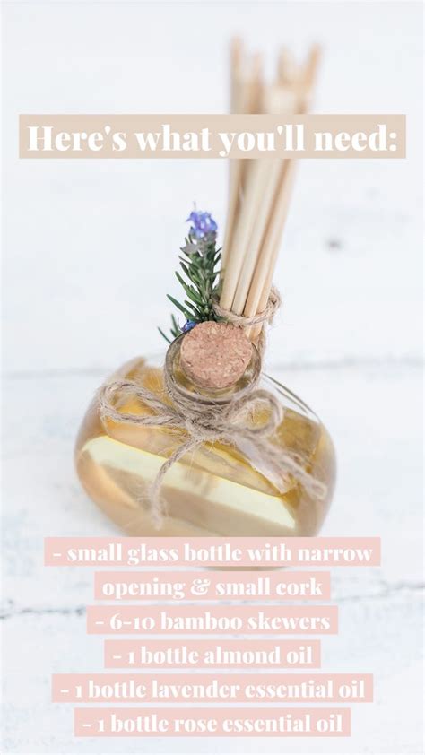 Diy Scent Diffuser Homemade Aromatherapy