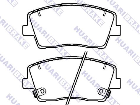 Brake Pad Set:58101-J5A25--福建华日汽车配件有限公司