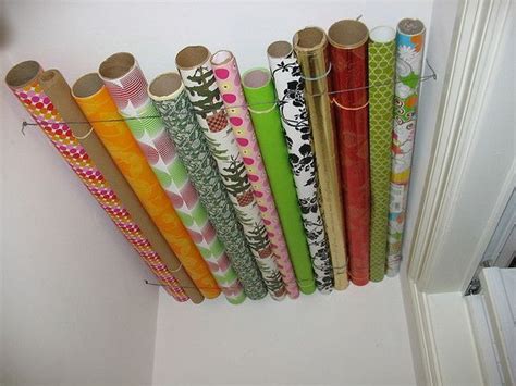 Creative Wrapping Paper Storage Ideas Hative