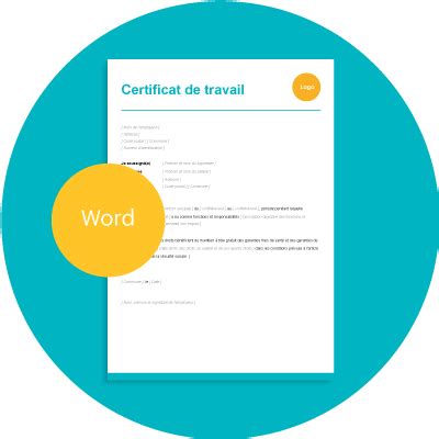 Modèle De Certificat De Travail