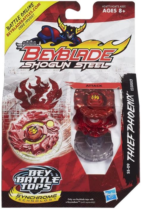 Hasbro Thief Phoenix Phoenic E230gcf Shogun Steel Zero G Red Beyblade