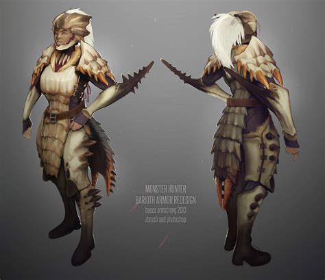 Barioth Armor Redesign by Baelgrave on DeviantArt