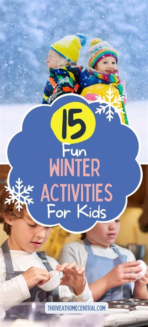 Fun Winter Activities for Kids - Thrive at Home