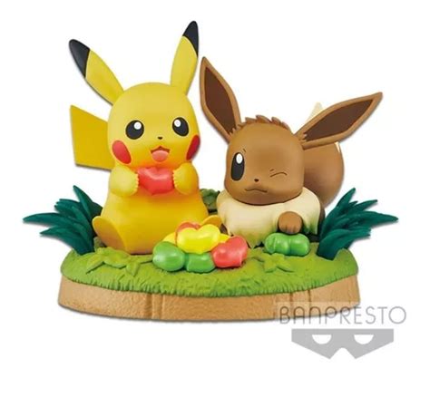 Figura Bandai Pok Mon Eevee Pikachu