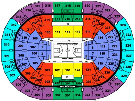 Rose Garden Seating Map