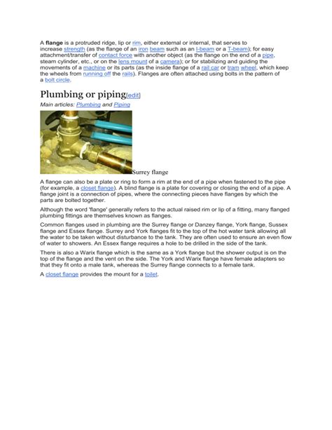 how to pronounce flange