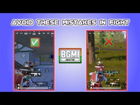 Avoid These Mistakes In Instance Fights BGMI Telugu Tips Tricks