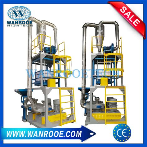 Kg H Double Disc Pulverizer Machine For Pp Pe Pet Wanrooetech