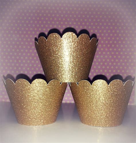 Gold Cupcake Wrappers Gospire 50 Pcs Pearl Lace Filigree Wedding