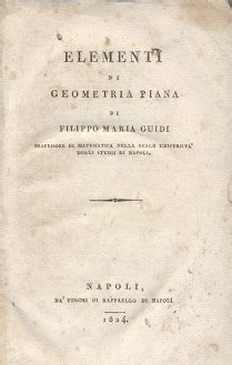 Edizione Nazionale Mathematica Italiana Elementi Di Geometria Piana