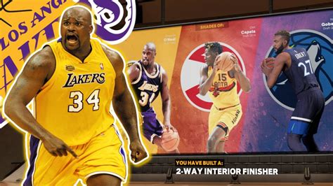 Nba K Best Lakers Shaq Build Youtube