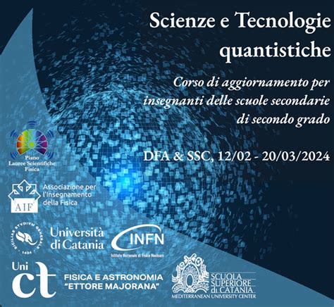 Piano Lauree Scientifiche Fisica Sezioni Di Catania E Giarre Riposto