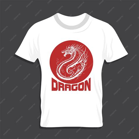 Premium Vector Dragon Tshirt Design On It