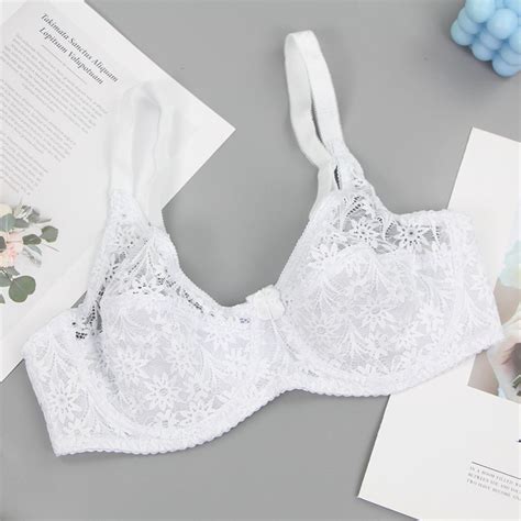 White Women S Bra Plus Size Bras Bralette Crop Top Underwear Strapless Lace Lingerie Women S