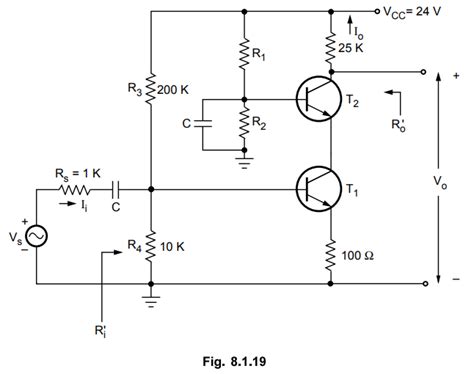 Two Stage Rc Coupled Ce Cb Cascode Amplifier Equivalent Circuit