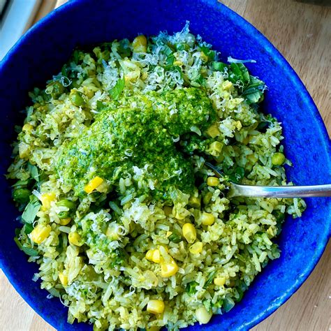 Pesto Fried Rice Dining By Kelly