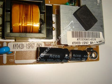 AY042D-1SF67-082 , ISF67 , AY1530A , REV:1.0-082 POWER BOARD Tv Parcasi ...
