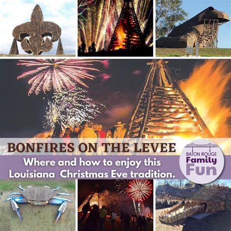 Bonfires On The Levee A Louisiana Christmas Eve Tradition