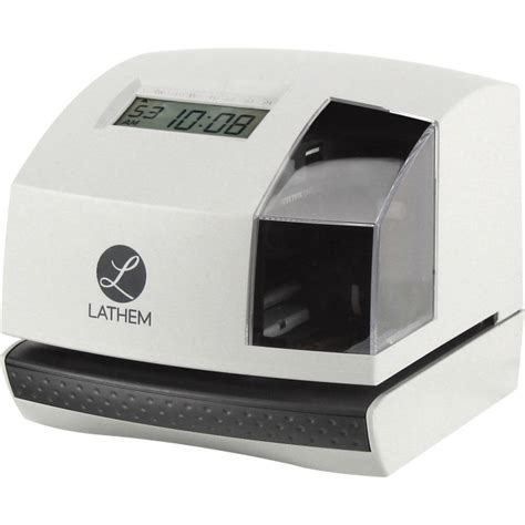 Lathem E Electronic Time Clock Biometric Digital Time Date