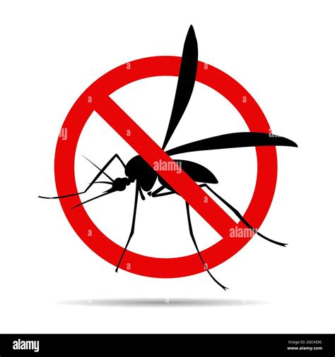 No mosquito fly stop sign Stock Vector Image & Art - Alamy