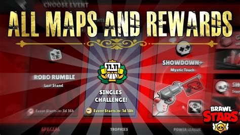 Singles Challenge All Maps And Rewards Brawl Stars Singles Challenge