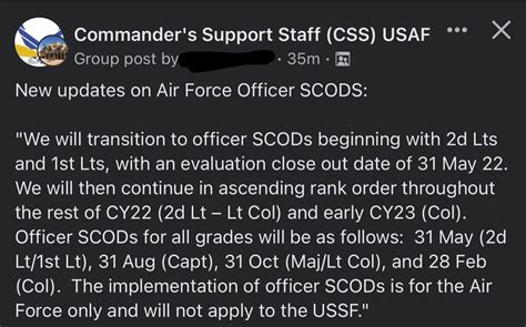 Officer Scod Info R Airforce