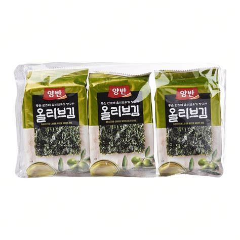 Dongwon Yangban Seaweed Laver With Olive Oil Bundle Of Ntuc Fairprice