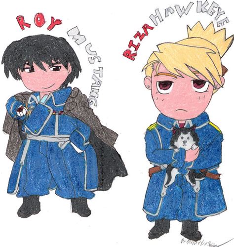 Chibi Roy And Riza By Akiurameshi On Deviantart