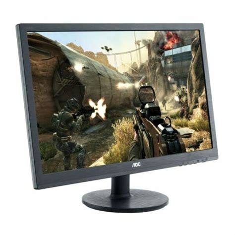 AOC E2460SH 24 In LED Monitor Full HD Black For Sale Online EBay